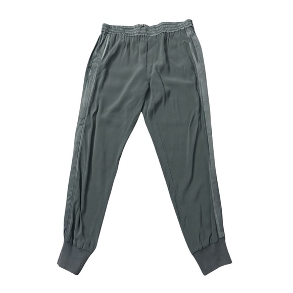 Vince Gray Tuxedo Stripe Joggers Size Large - Picture 1 of 4